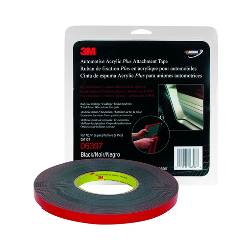 [71791] Cinta espuma acrilico 1/2"x20yd 06382 negro