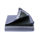 Tapacarga plastico industrial 30'x30' plateado/negro