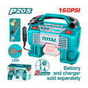 Compresor aire para carro inalambrico 20v sin bateria