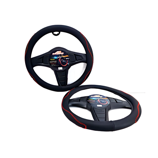 [132347] Forro para timon "m" racing acswp008 negro base rigida