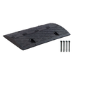 Reductor velocidad 50x35x5cm con perno tsb500 negro