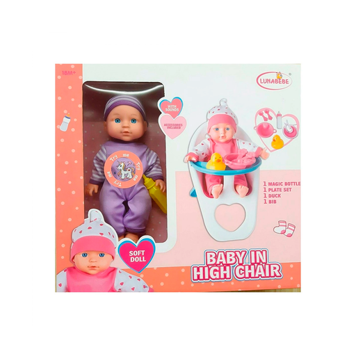 [132401] Juguete muñeca bebe 30cm con acc hx815-9