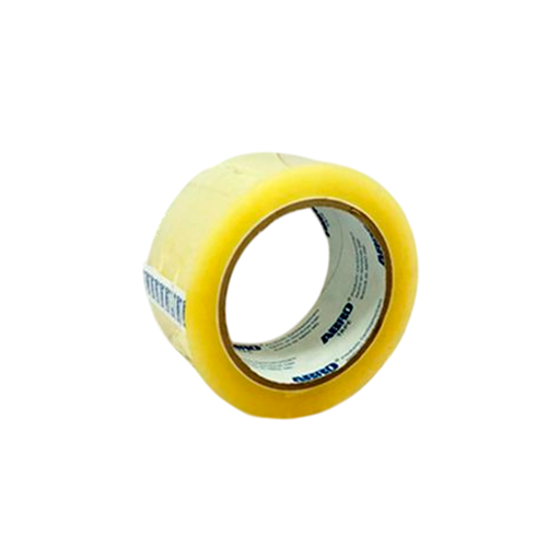 [104280] Tape transparente con codigo de barra 2"x100yd abro