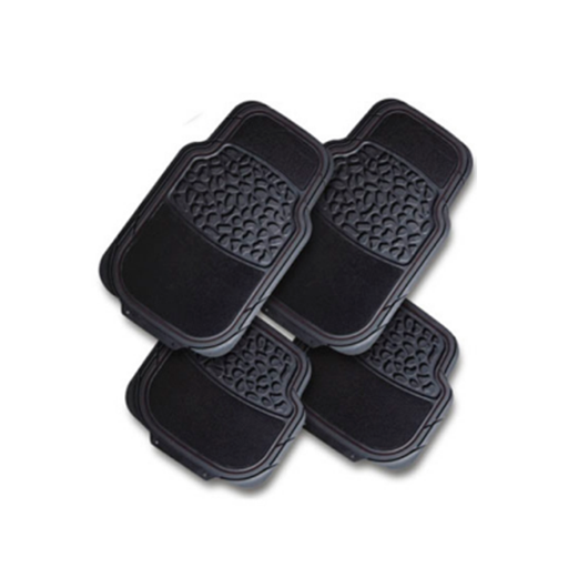 [102776] Alfombra de  hule para carro 4 piezas abro cm2308a negro