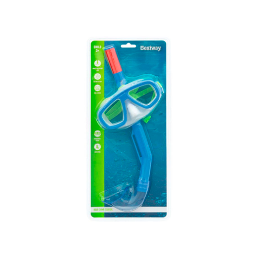 [96649] Careta para bucear de plastico con snorkels bestway 24018 varios colores