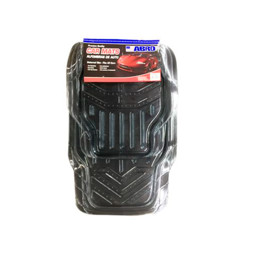 [89764] Alfombra de hule para carro 4 piezas abro cm5005pt gris