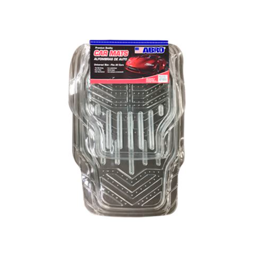 [89765] Alfombra de hule para carro 4 piezas abro cm5005pt transparente