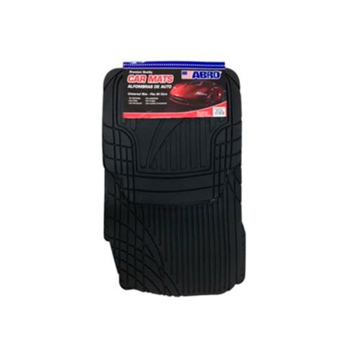 [89766] Alfombra de hule para carro 4 piezas abro cm1865p negra