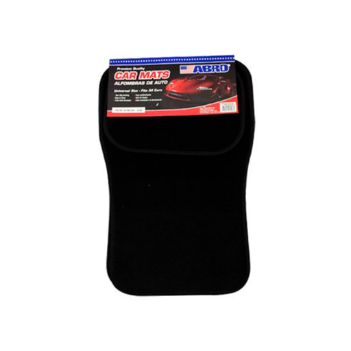 [81914] Alfombra de tela para carro 4 piezas abro cm8001 negra
