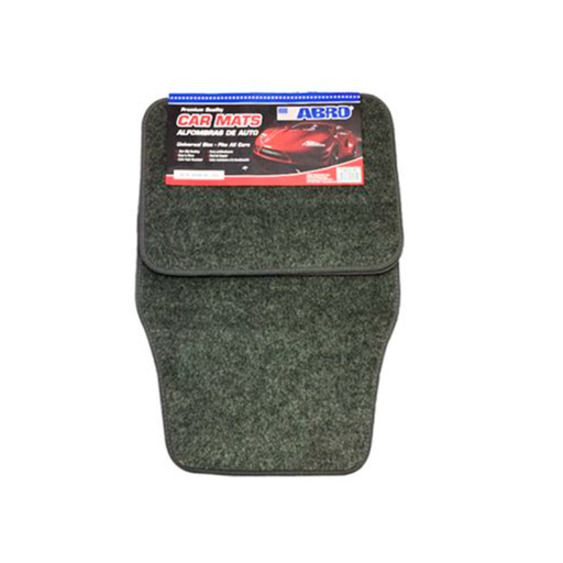 [81924] Alfombra de tela para carro 4 piezas abro cm8002 gris