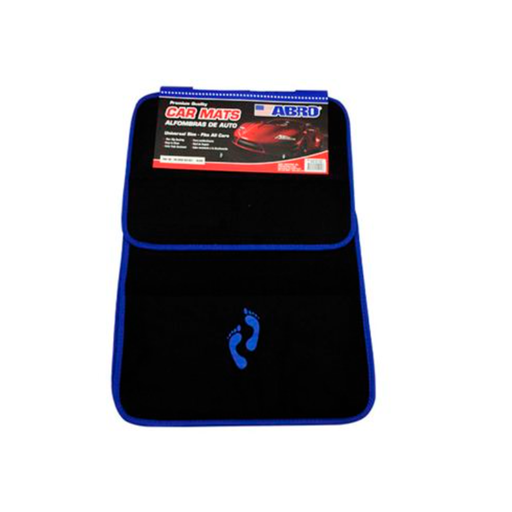 [81927] Alfombra de tela para carro 4 piezas abro cm8005 negra