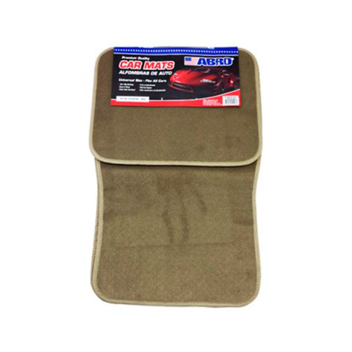 [81928] Alfombra de tela para carro 4 piezas abro cm8020 beige