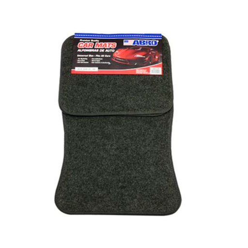 [81930] Alfombra de tela para carro 4 piezas abro cm8010 gris