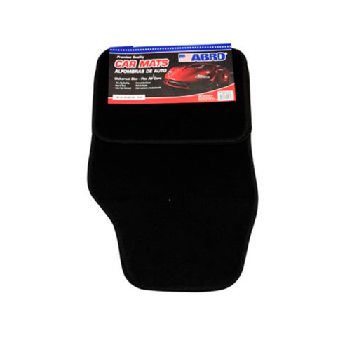 [81935] Alfombra de tela para carro 4 piezas abro cm8805 negra