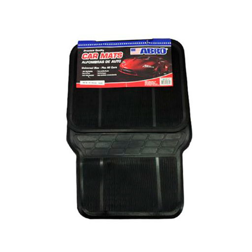 [81939] Alfombra de hule para carro 4 piezas abro cm1008 negra