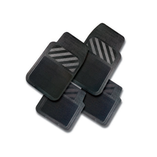 [81942] Alfombra de hule para carro 4 piezas abro cm2006 negra