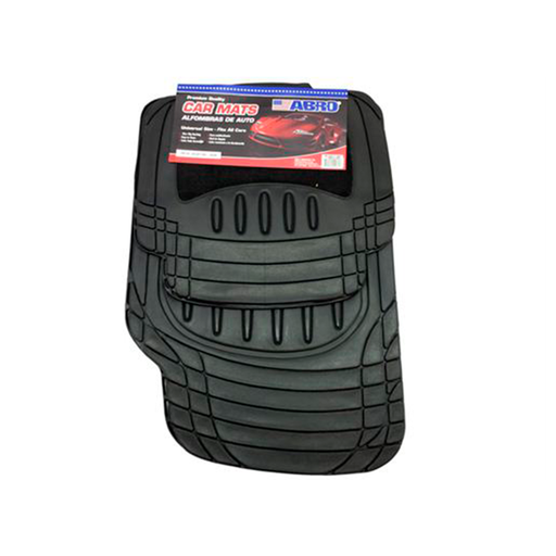 [81943] Alfombra de hule para carro 4 piezas abro cm2011 negra