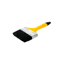 Brocha para pintar 4" mango madera vikingo 8/yh-7 negro/amarillo