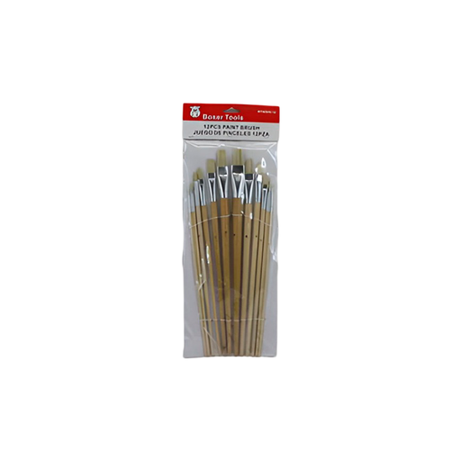 [51645] Pincel para pintor 12pc pla madera boxer nt40960