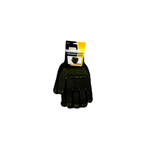 [4679] Guante algodon antiderrapante dg650n negro