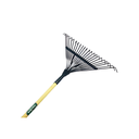 Escobilla jardin 22t metal con palo 146483/6443