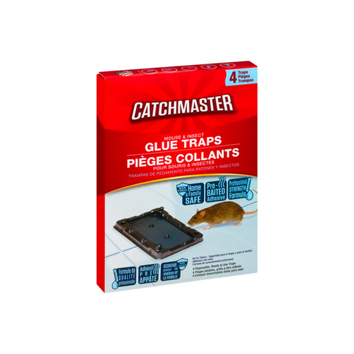 [114064] Trampa para raton pegamento 4pc 104-12f
