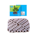 Cadena bicicleta 28/bmx 1/2x1/8x114l 410 gris/marron