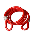 Cable retorcido 8mmx72" china 53226 transparente rojo