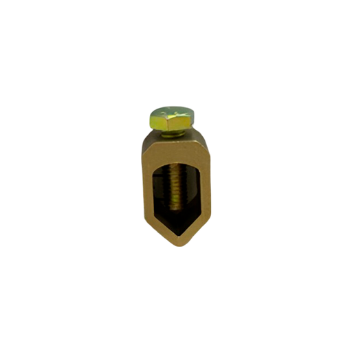 [100560] Abrazadera para varilla de polo tierra 3/8" 410