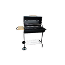 Asador cuadrado 1est madera con tapa/llantas sk133