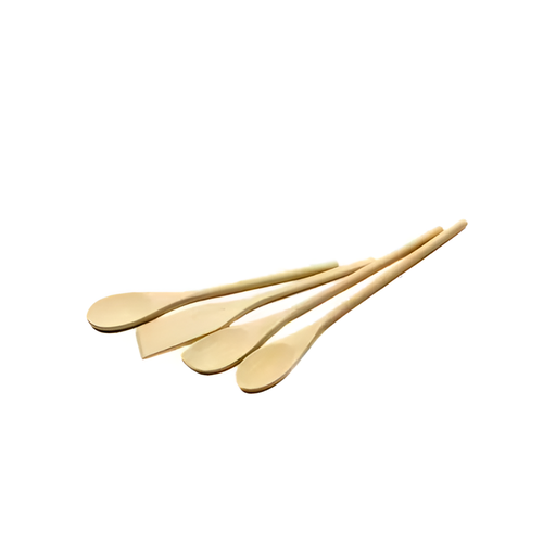 [72173] Cucharon de madera 10-12" 4pc chef 21016