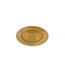 Plato seco decorativo plastico 33cm 857-1 dorado