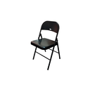 Silla metal plegable 43x45x78cm gs418 black