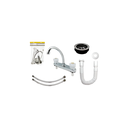 Accesorios completos para lavatraste 3/8x1/2x16" vikingo