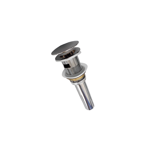 [127562] Desague lavamano 1.1/4"x 8" metal vikingo push