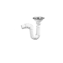 Sifon plastico 1.1/2" sencillo sin desague flex 3503c