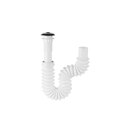 [42640] Sifon plastico 1.1/4" sencillo con desague flexible 2235