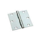 Bisagra national 4"x4" con tornillo n400-013 plateado