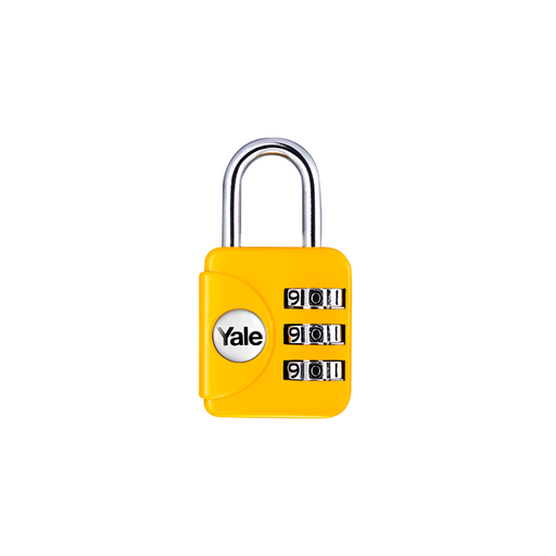 [75870] Candado combo yale yp1-28 0714 amarillo