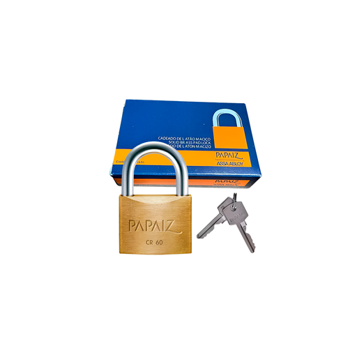 [434] Candado papaiz 60mm=2-3/8" cr 60 dorado