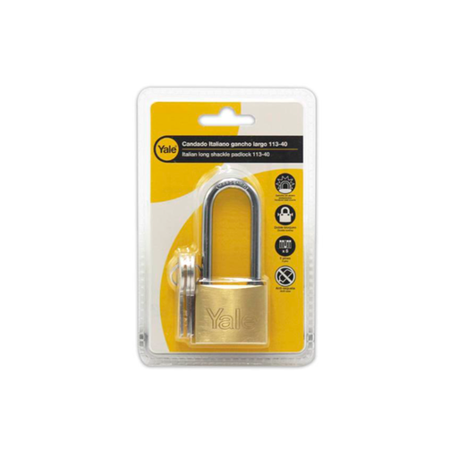 [73342] Candado yale 40mm con largo 113-40 blister