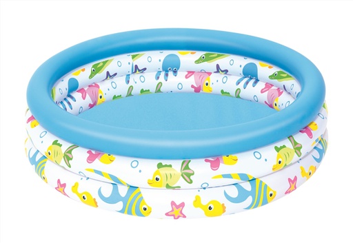[30094] Piscina inflable de vinil 40"x10" diseño peces bestway 51008