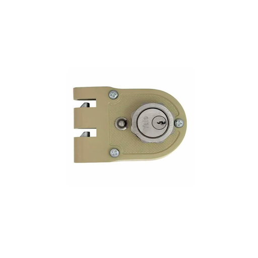 [61206] Llavin porton yale con rosca 3099 izquierdo beige