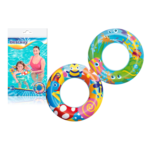 [36778] Flotador inflable redondo infantil 22" varios diseños bestway 36013