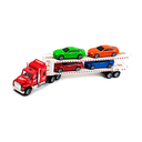 Juguete carro rastra con 4-carros 666-52a