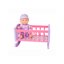 Juguete muñeca bebe 30cm con accesorios hx606-3