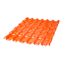 Lamina pvc teja rojo 2.3mmx12'