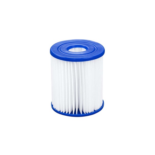 [82499] Repuesto filtro de agua para piscina 3,1"x3,5" bestway 58093 azul y blanco