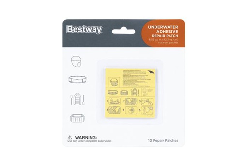 [87654] Parcho de reparación para piscina 10 piezas bestway 62091