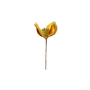 Flor navideña 22cm mh1135 dorado